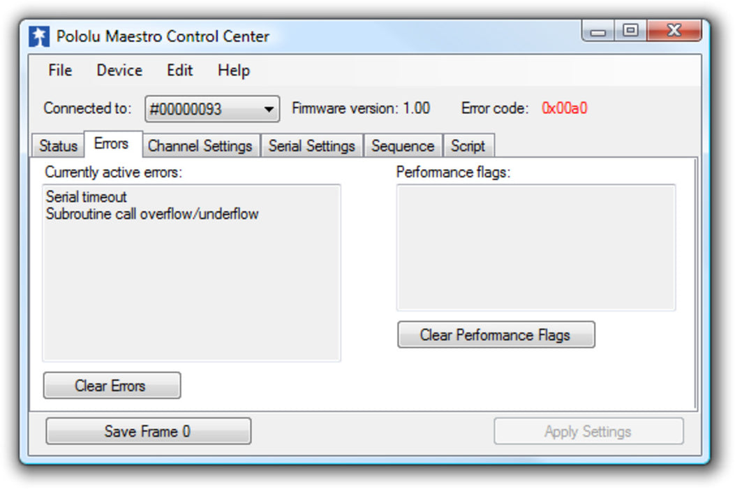 Micro Maestro 6-Channel USB Servo Controller (Partial Kit)