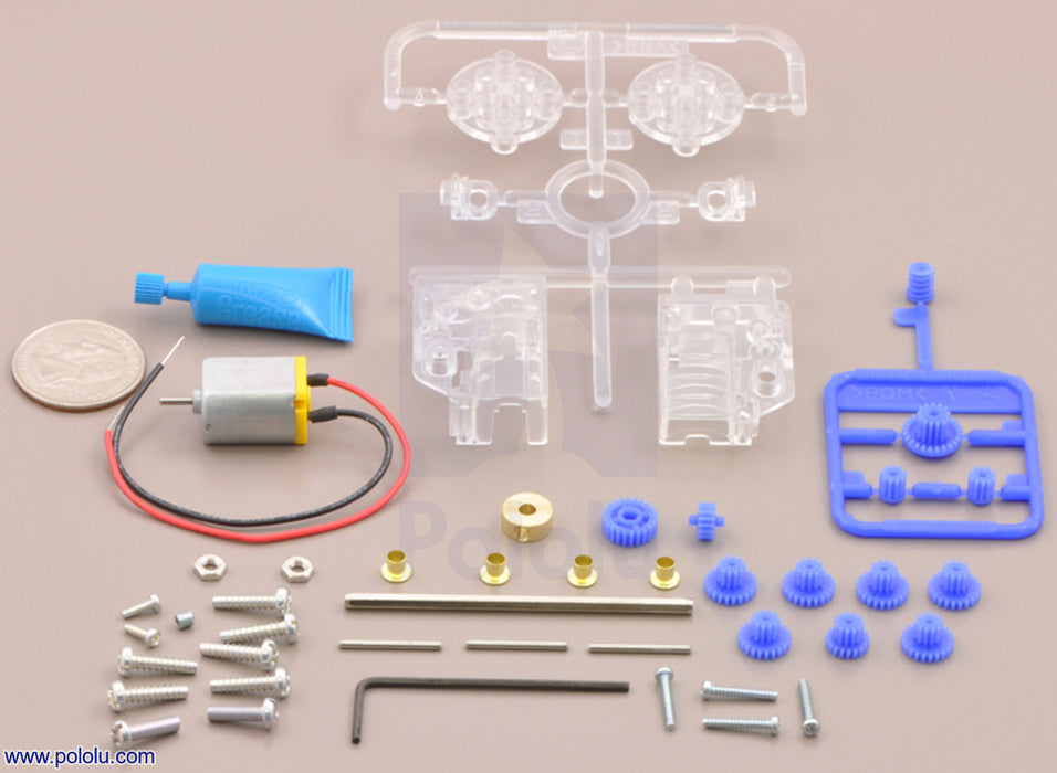 Tamiya 70189 Mini Motor Low-Speed Gearbox (4-Speed) Kit