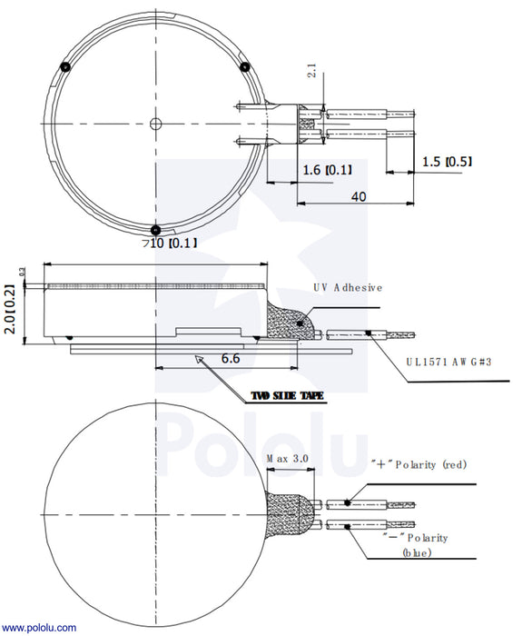 Shaftless Vibration Motor 10x2.0mm