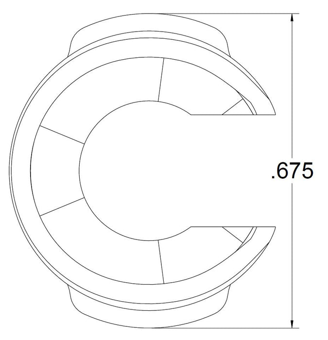 Replacement 3pi Ball Caster with 1/2″ Plastic Ball