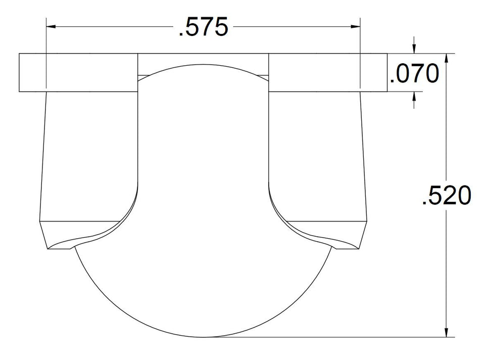 Replacement 3pi Ball Caster with 1/2″ Plastic Ball