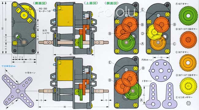 Tamiya 72003 High-Power Gearbox Kit