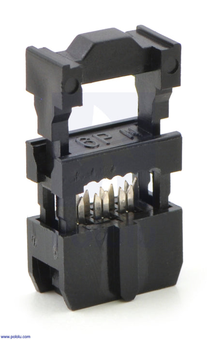 IDC socket: 2x3-Pin, 0.100" (2.54 mm) Female