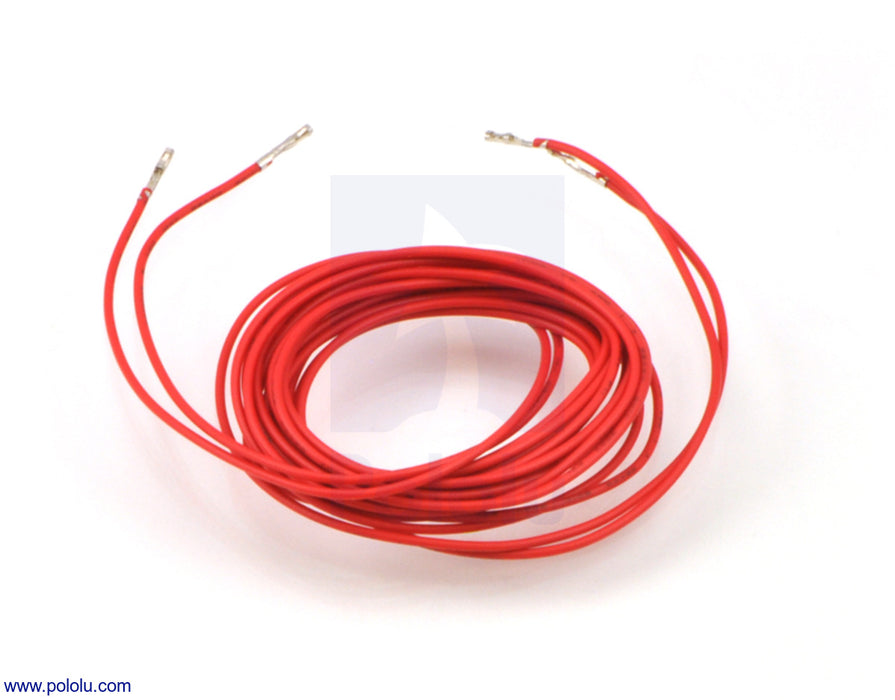 Wires with Pre-Crimped Terminals 2-Pack F-F 60" Red