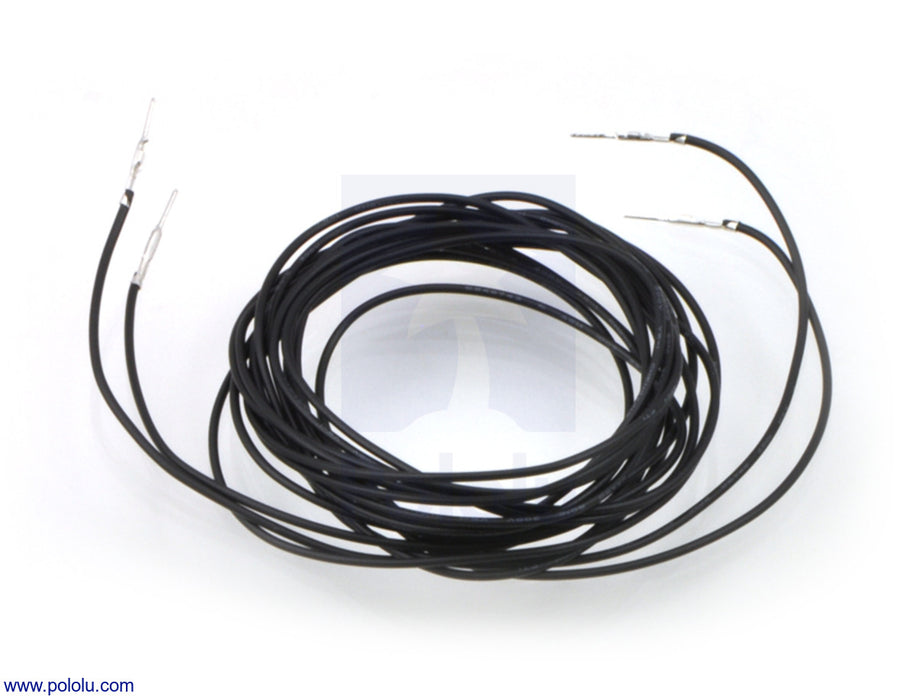 Wires with Pre-Crimped Terminals 2-Pack MM 60" Black