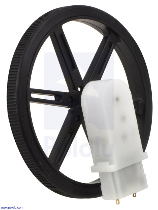 Pololu Wheel 90×10mm Pair - Black