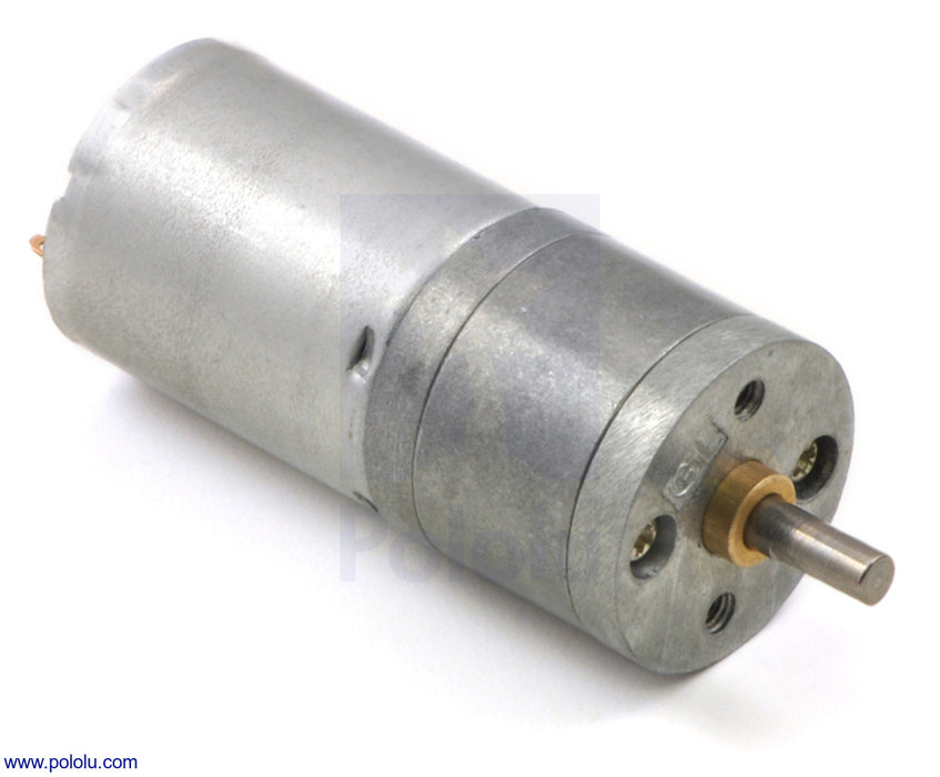 20.4:1 Metal Gearmotor 25Dx50L mm HP 6V