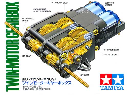 Tamiya 70097 Twin-Motor Gearbox Kit