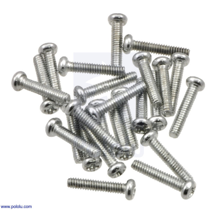 Machine Screw: #2-56, 7/16″ Length, Phillips (25-pack)