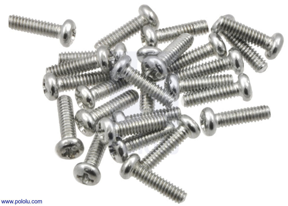 Machine Screw: #2-56, 5/16″ Length, Phillips (25-pack)