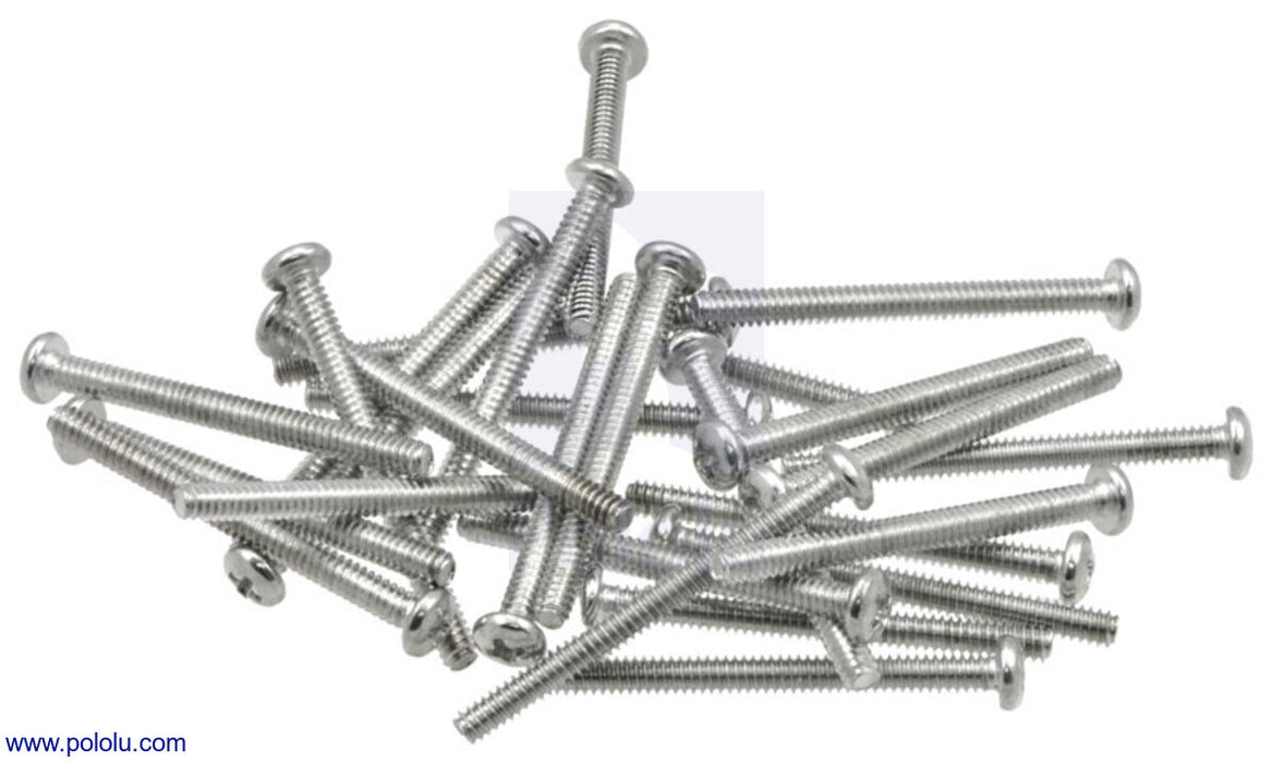 Machine Screw: #4-40, 1 1/4″ Length, Phillips (25-pack)