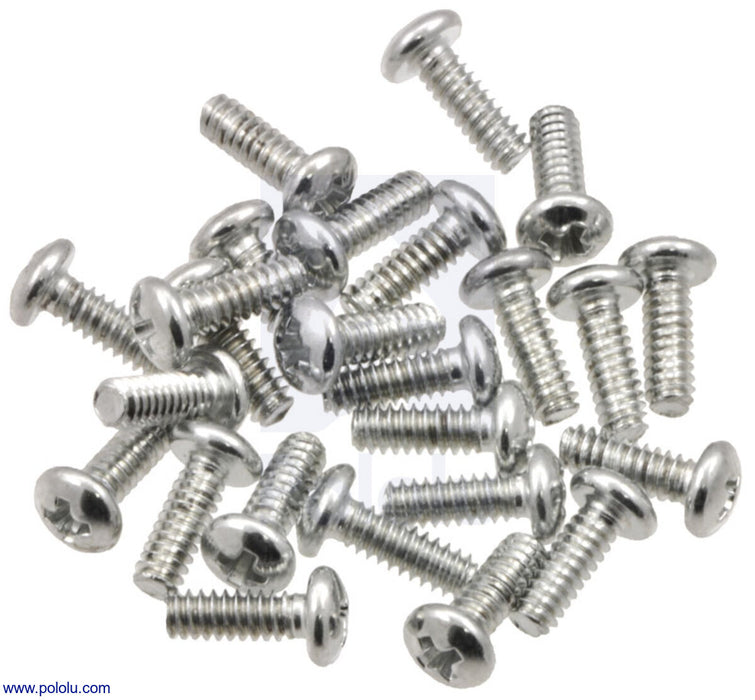 Machine Screw: #4-40, 5/16″ Length, Phillips (25-pack)