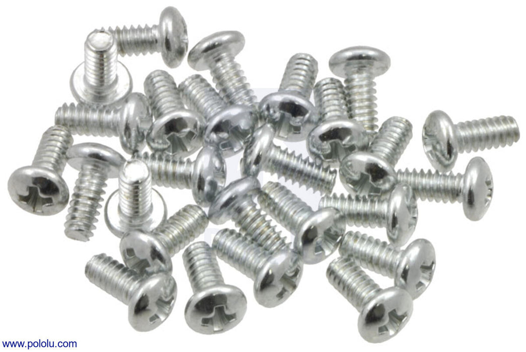 Machine Screw: #4-40, 1/4″ Length, Phillips (25-pack)