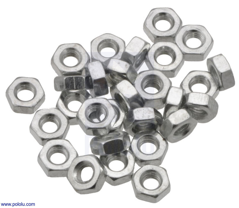 Machine Hex Nut: M3 (25-pack)