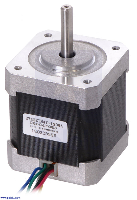 Stepper Motor: Unipolar/Bipolar, 200 Steps/Rev, 42×48mm, 4V, 1.2 A/Phase