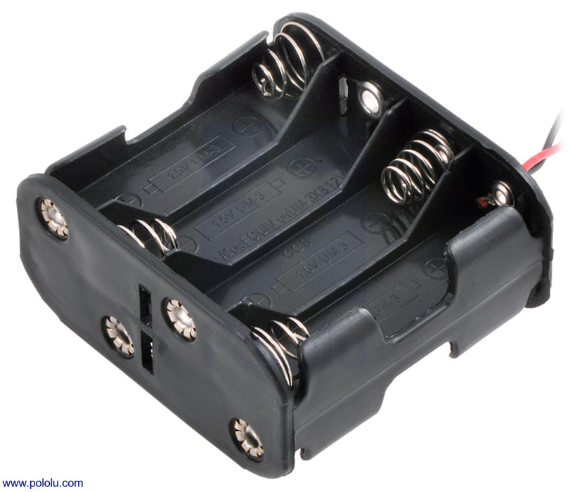 8-AA Battery Holder, Back-to-Back