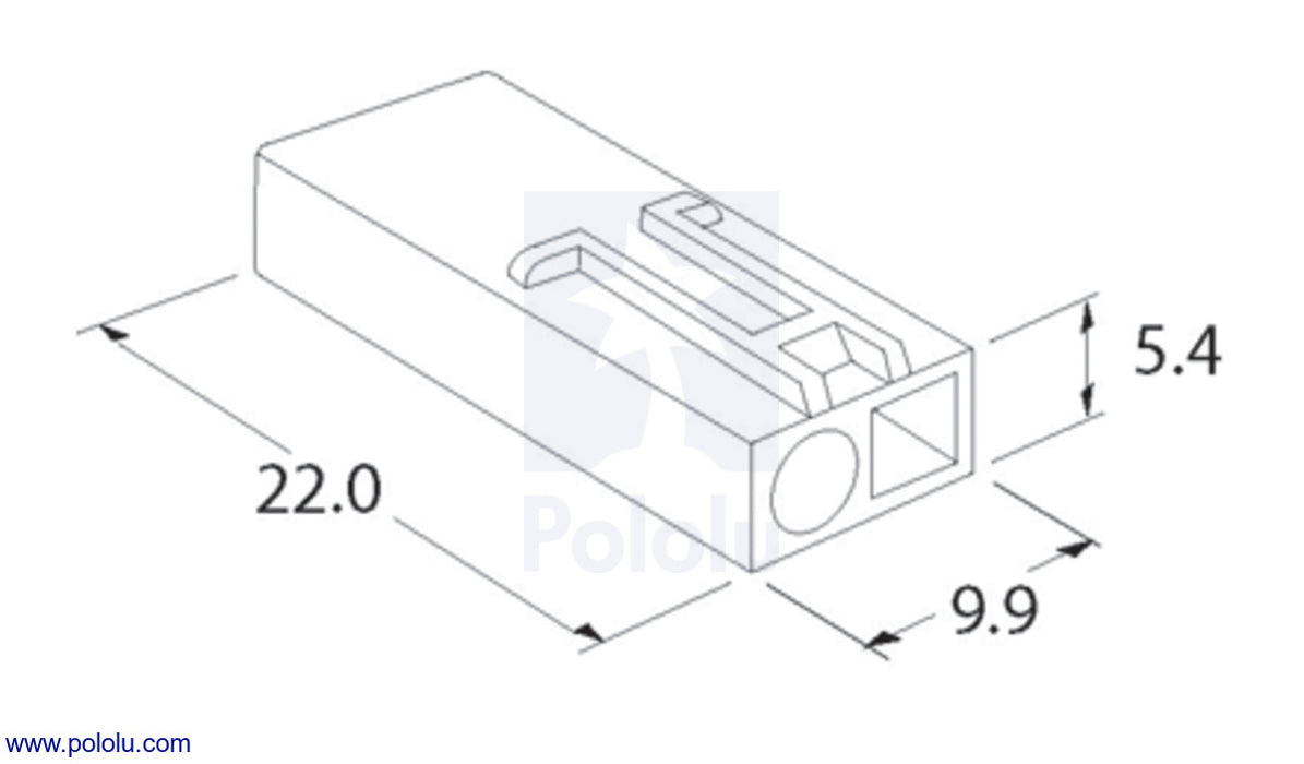 Mini Tamiya Connector Pack, Male