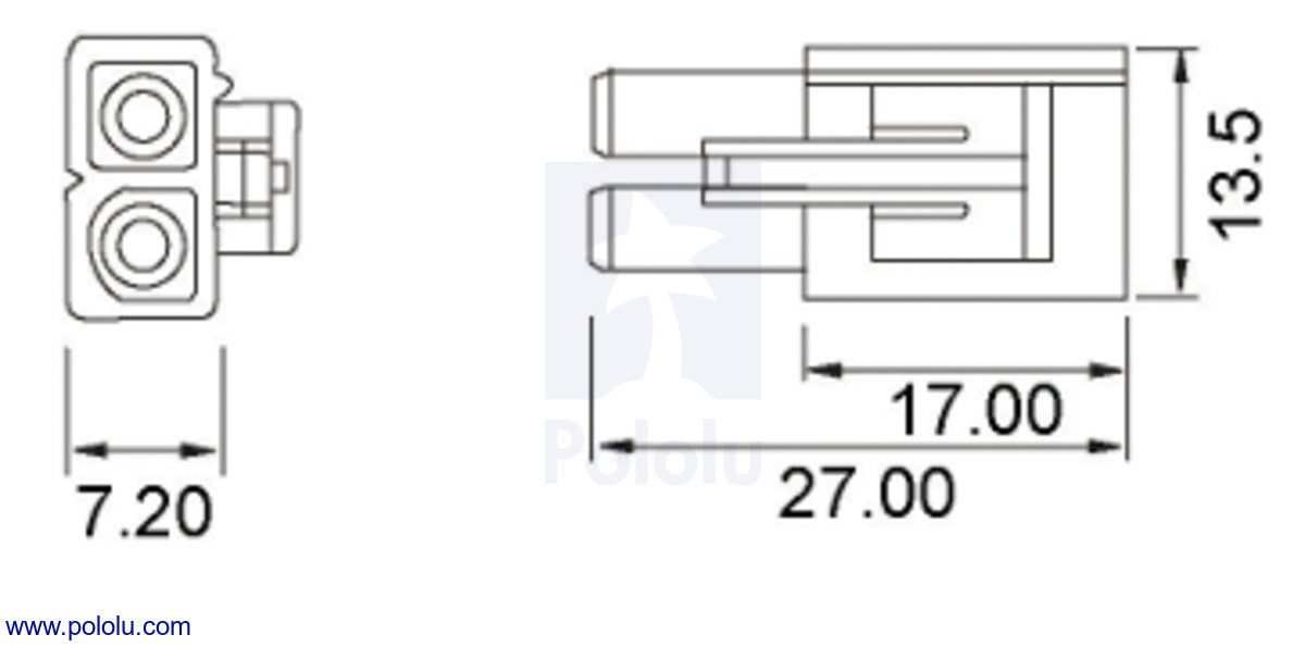 Tamiya Plug with 10cm Leads, Female