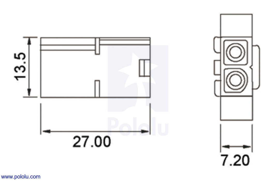 Tamiya Plug with 10cm Leads, Male