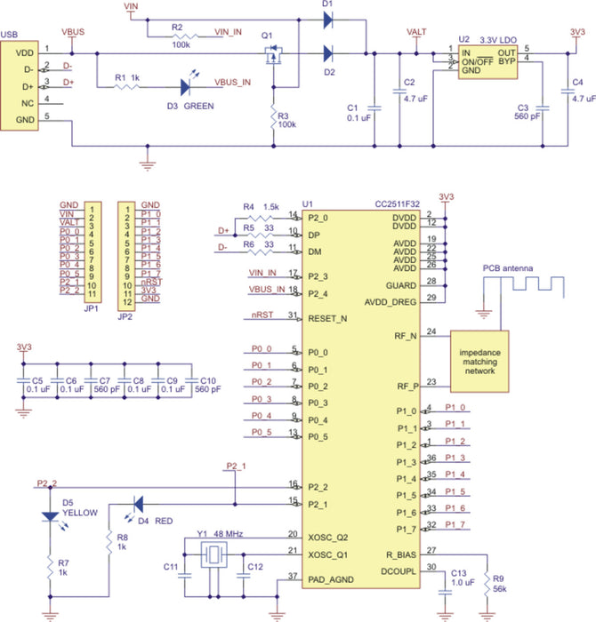 Wixel Programmable USB Wireless Module (Fully Assembled)