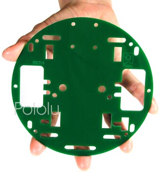 Pololu Robot Chassis RRC01A Solid Green