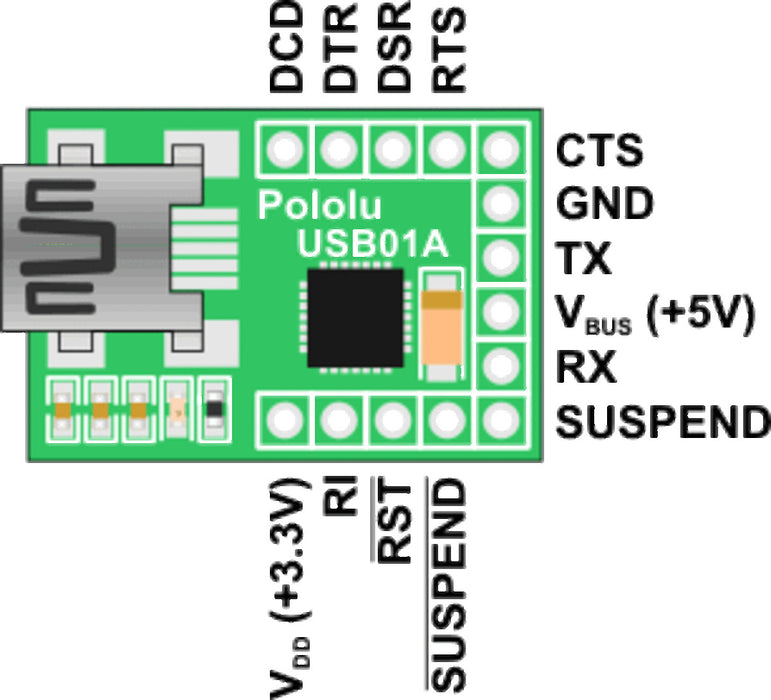 Pololu USB-to-Serial Adapter