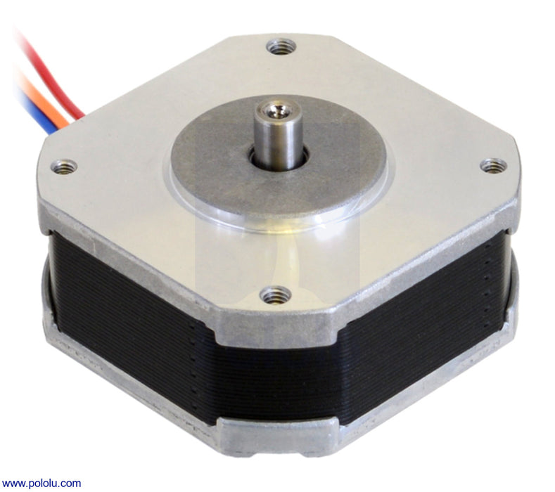 Sanyo Pancake Stepper Motor: Bipolar, 200 Steps/Rev, 42×18.6mm, 5.4V, 1 A/Phase