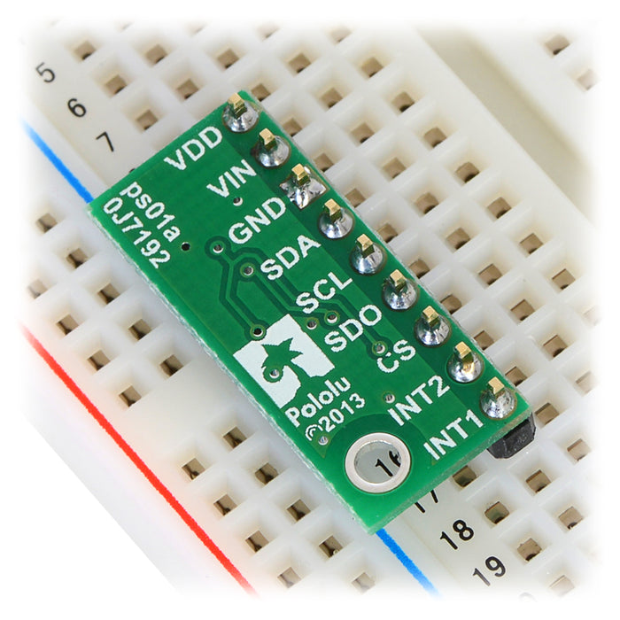 LPS331AP Pressure/Altitude Sensor Carrier with Voltage Regulator