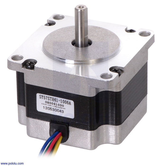 Stepper Motor: Unipolar/Bipolar, 200 Steps/Rev, 57×41mm, 5.7V, 1 A/Phase