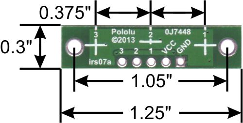 QTR-3A Reflectance Sensor Array