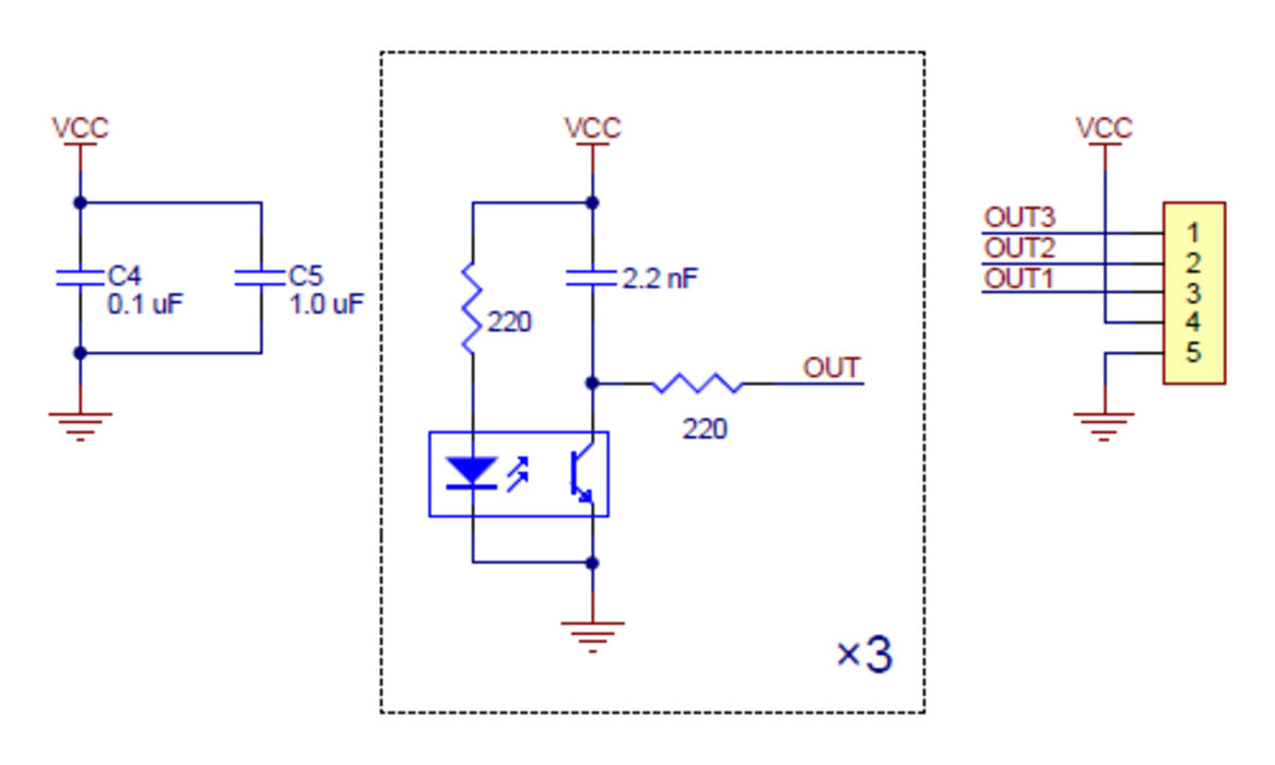 QTR-3RC Reflectance Sensor Array