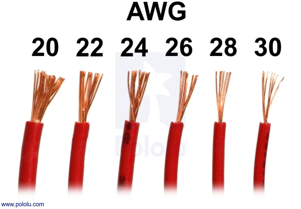 Stranded Wire: Red, 26 AWG, 70 Feet