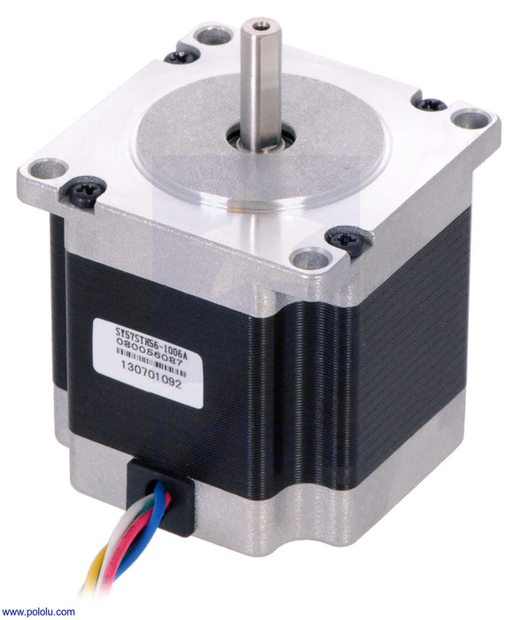 Stepper Motor: Unipolar/Bipolar, 200 Steps/Rev, 57×56mm, 7.4V, 1 A/Phase