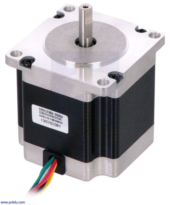 Stepper Motor: Unipolar/Bipolar, 200 Steps/Rev, 57×56mm, 3.6V, 2 A/Phase