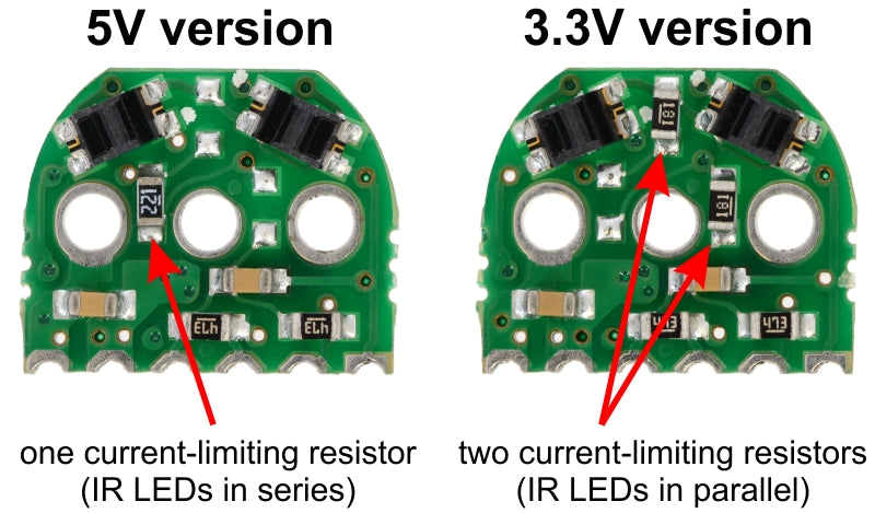 Optical Encoder Pair Kit for Micro Metal Gearmotors, 3.3V