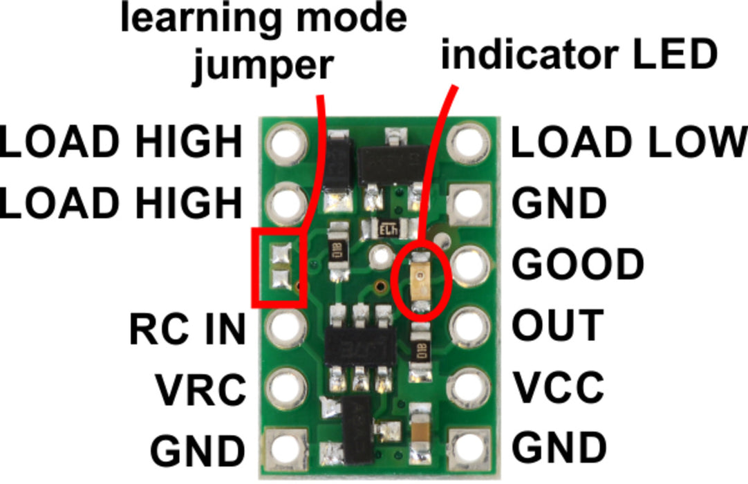 Pololu RC Switch with Small Low-Side MOSFET