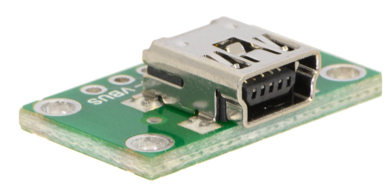 USB Mini-B Connector Breakout Board