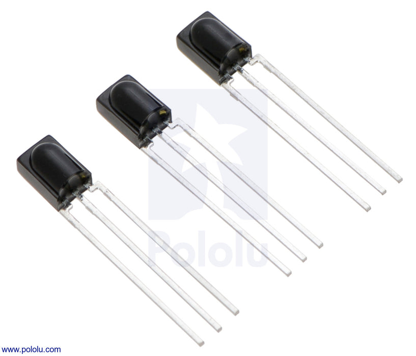 Vishay TSSP58038 IR Detector Module, 38kHz, Fixed Gain (3-Pack)