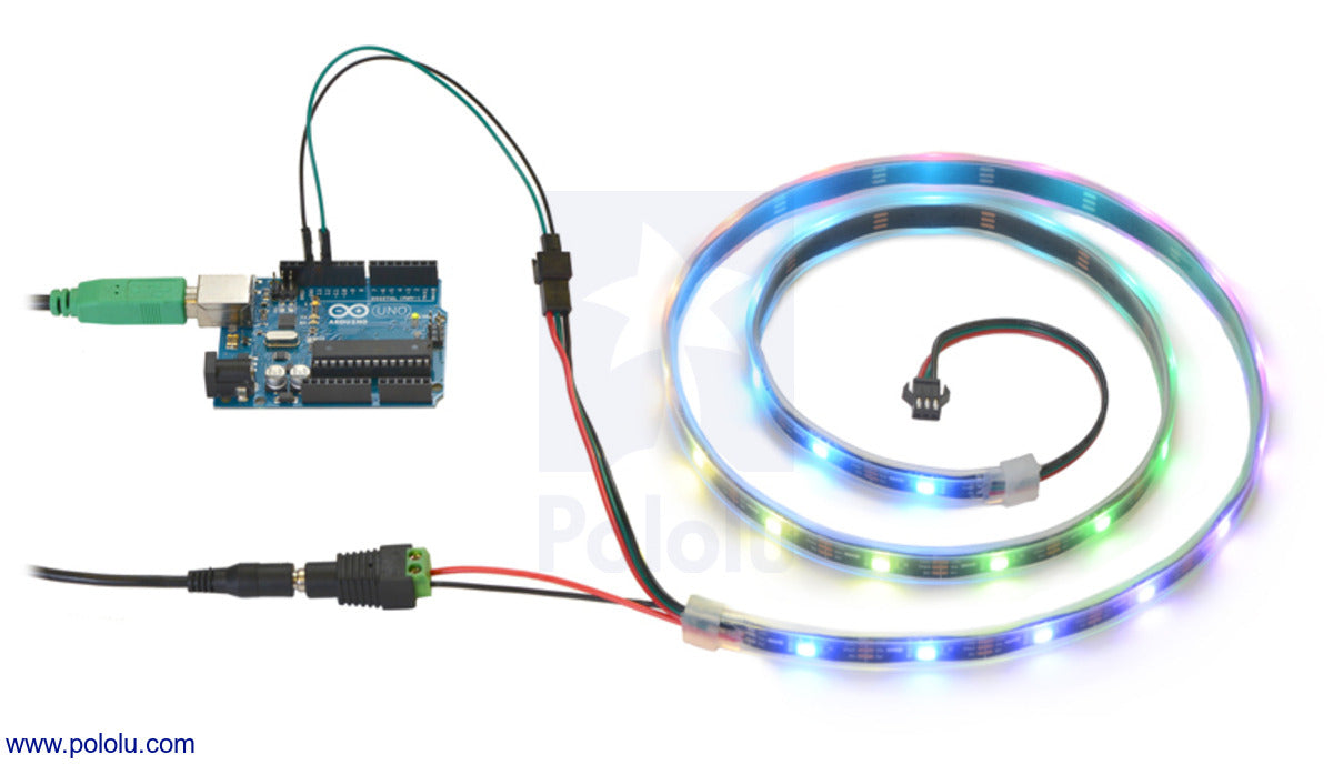 Addressable High-Density RGB 72-LED Strip, 5V, 0.5m (SK6812)