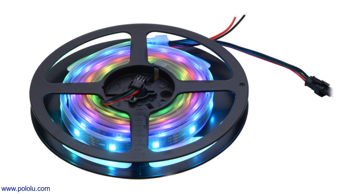 Addressable High-Density RGB 72-LED Strip, 5V, 0.5m (SK6812)