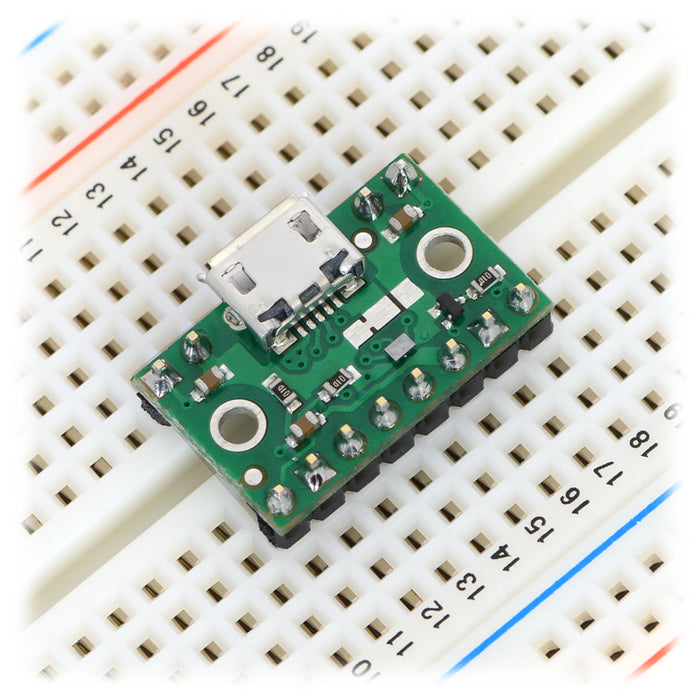 FPF1320 Power Multiplexer Carrier with USB Micro-B Connector