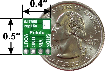 Pololu 9V, 500mA Step-Down Voltage Regulator D24V5F9