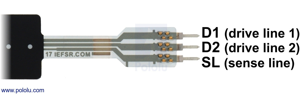 Force-Sensing Linear Potentiometer: 4.0″×0.4″ Strip, Customizable Length