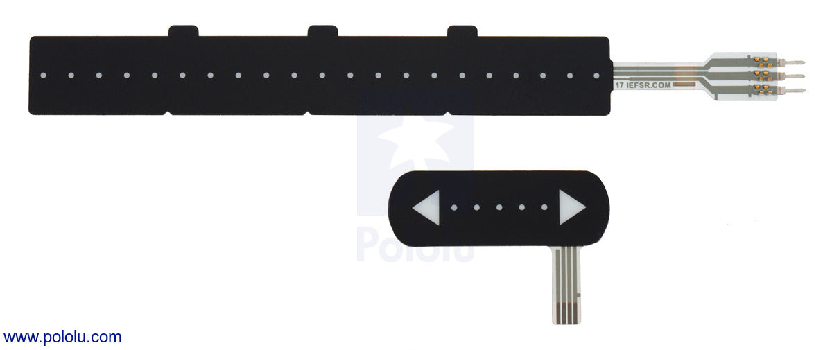 Force-Sensing Linear Potentiometer: 1.4″×0.4″ Strip