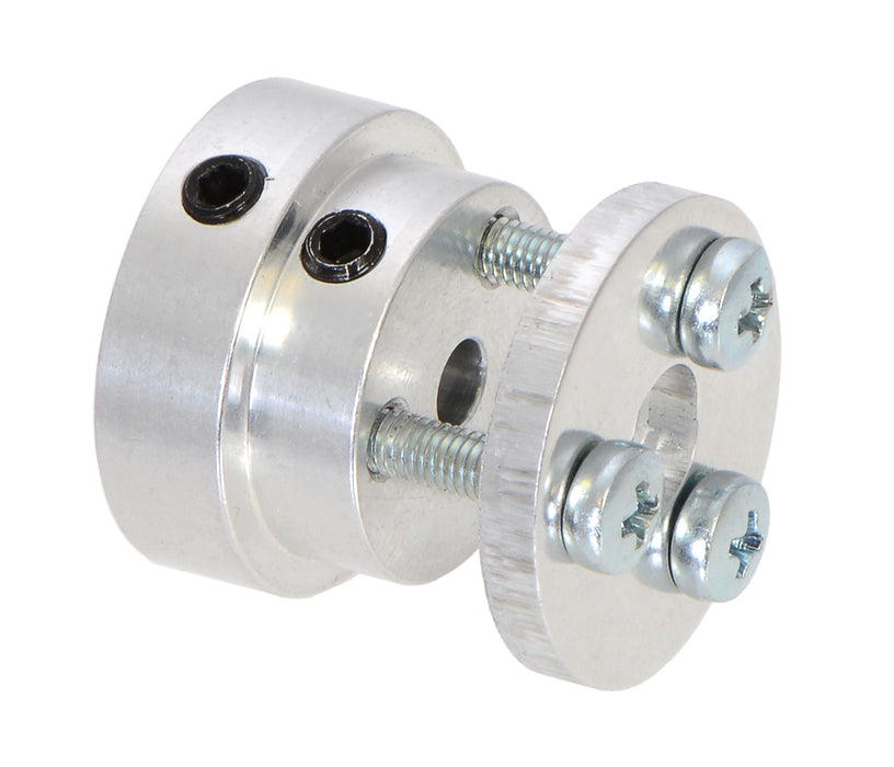 Pololu Aluminum Scooter Wheel Adapter for 4mm Shaft