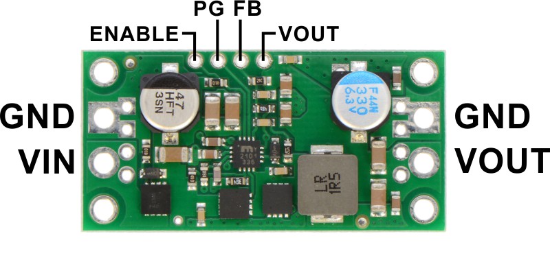 Pololu 5V, 9A Step-Down Voltage Regulator D24V90F5