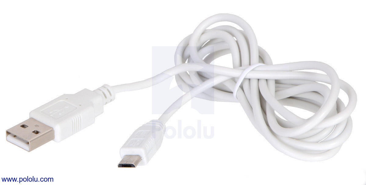 USB Cable A to Micro-B, 6 ft