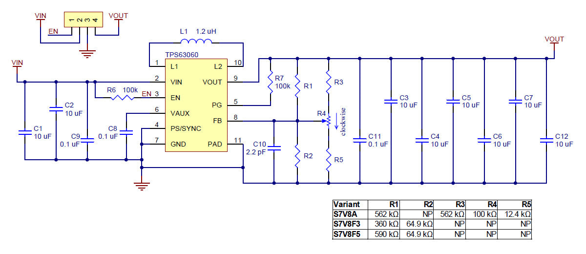 Pololu Adjustable Step-Up/Step-Down Voltage Regulator S7V8A