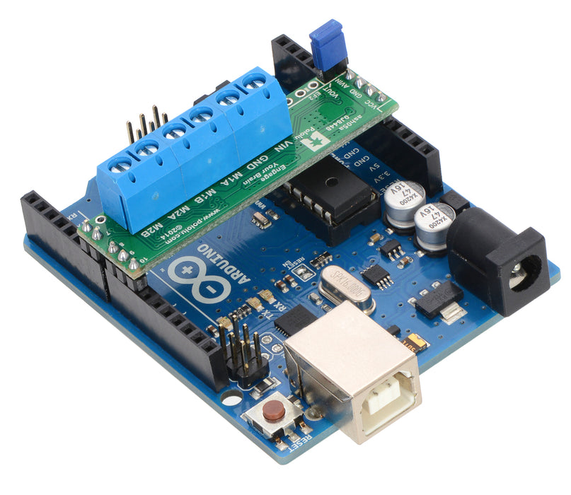 Pololu A4990 Dual Motor Driver Shield for Arduino