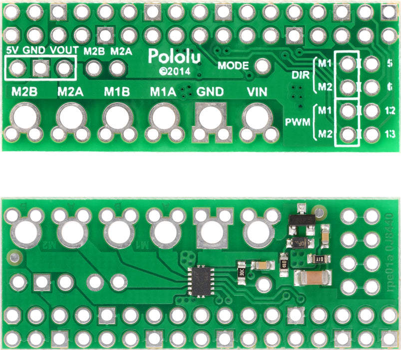 Pololu DRV8835 Dual Motor Driver Kit for Raspberry Pi